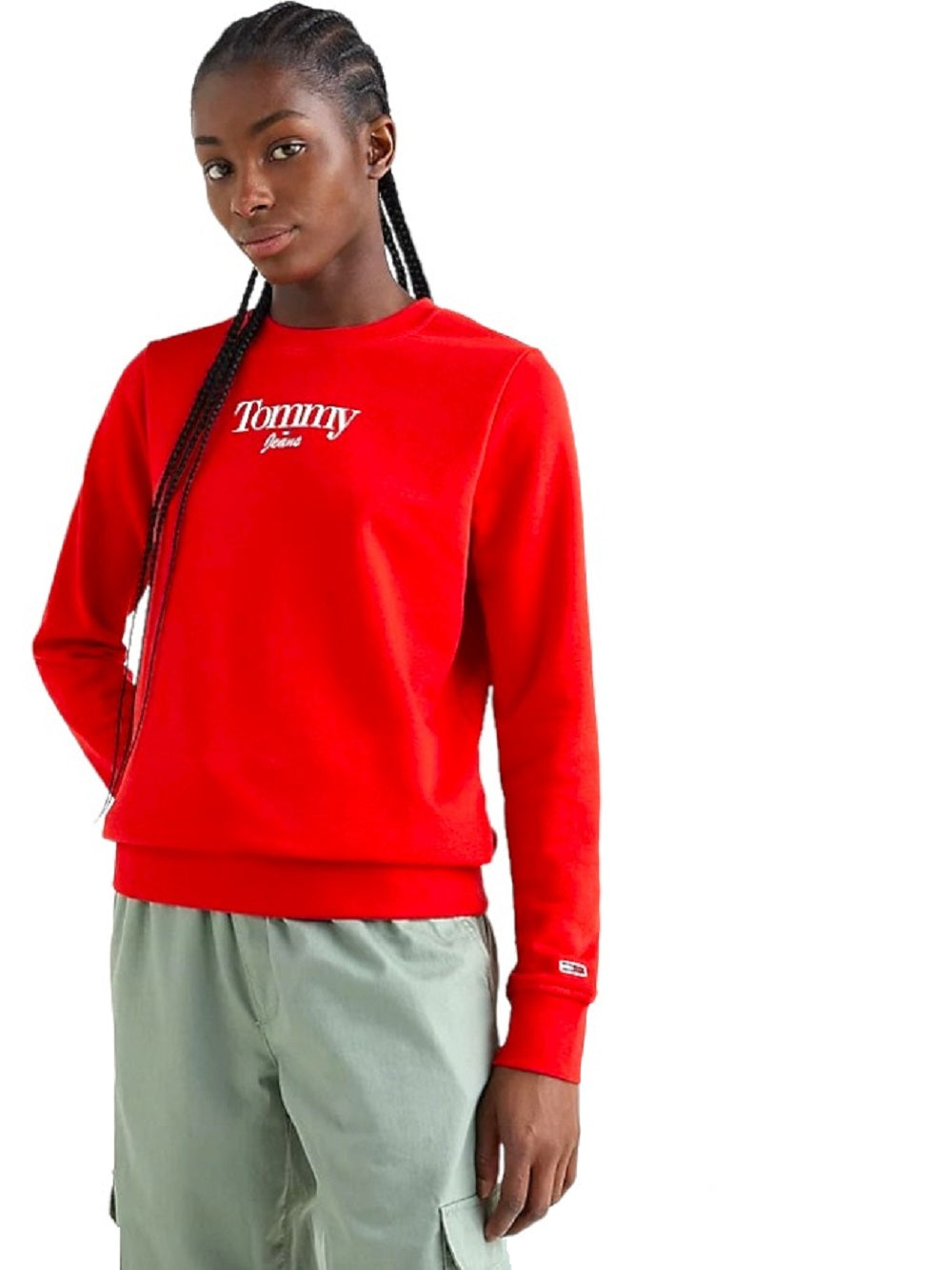 Felpa A Girocollo Donna Tommy Jeans   DW0DW13574
