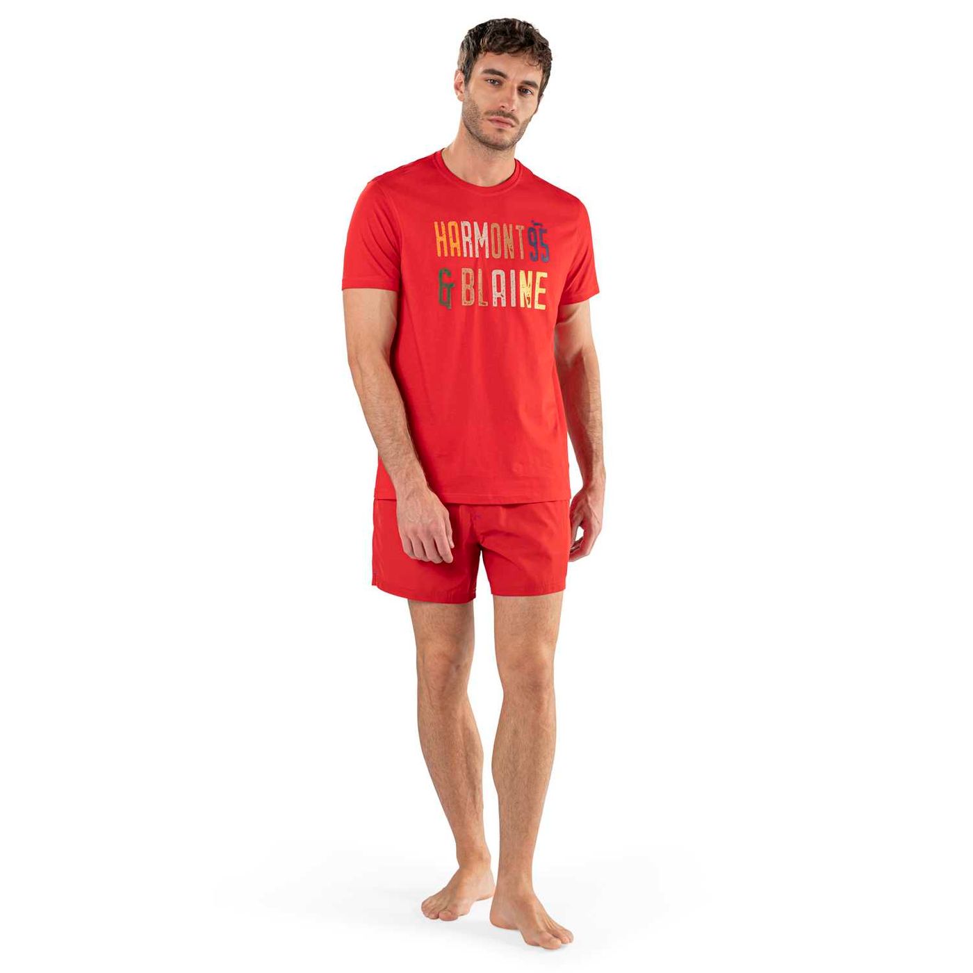 T-Shirt Manica Corta Uomo Harmont & Blaine   IRH159021055