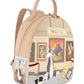 Zaino  Donna Braccialini Zaino compatto, Singolo con tracolle regolabili, Chiusura con zip, Due tasche interne, una con zip e una aperta, Stampa illustrata Looney Tunes, Dimensioni: 45 x 12 x 29 Cm Allround LT LT293YY