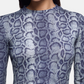 T-Shirt Manica lunga Donna Liu Jo Stampa Pitonata Special Snake UF6515J1624
